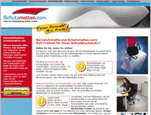 Tablet Screenshot of buerostuhlmatte.com